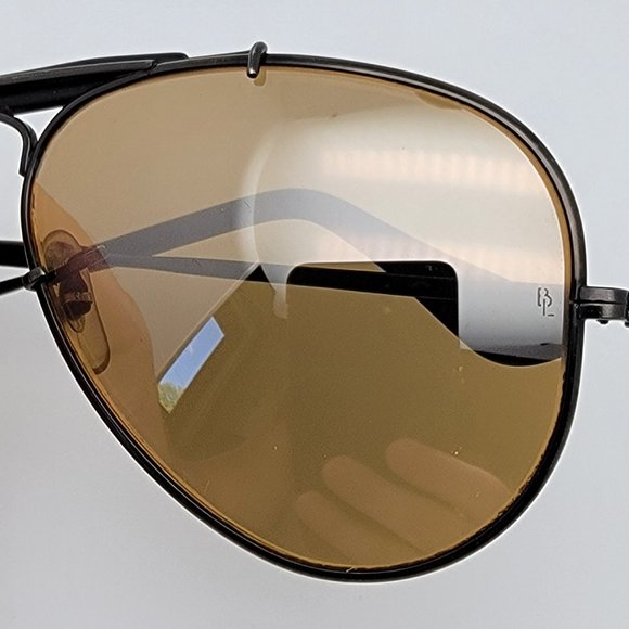 Ray-Ban B&L W0510 The General Black Chrome Frame RB-50 Lens Sunglasses 58-14 - Picture 14 of 15